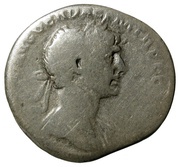 Denarius - Trajan S P Q R OPTIMO PRINCIPI; Genius obverse image