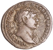Denarius - Trajan S P Q R OPTIMO PRINCIPI; Genius obverse image