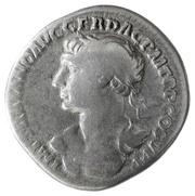 Denarius - Trajan S P Q R OPTIMO PRINCIPI; Genius obverse image