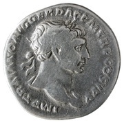 Denarius - Trajan S P Q R OPTIMO PRINCIPI; Victory obverse image