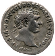 Denarius - Trajan S P Q R OPTIMO PRINCIPI; Dacia obverse image
