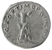 Denarius - Trajan S P Q R OPTIMO PRINCIPI; Dacia, Rome, 103-111 reverse image