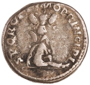 Denarius - Trajan S P Q R OPTIMO PRINCIPI; Dacia, Rome, 103-111 reverse image