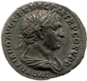 Denarius - Trajan S P Q R OPTIMO PRINCIPI; Dacia obverse image
