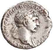 Denarius - Trajan S P Q R OPTIMO PRINCIPI obverse image