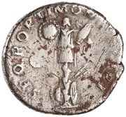 Denarius - Trajan S P Q R OPTIMO PRINCIPI, Rome, 103-111 reverse image