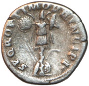 Denarius - Trajan S P Q R OPTIMO PRINCIPI, Rome, 103-111 reverse image