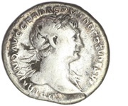 Denarius - Trajan S P Q R OPTIMO PRINCIPI AET AVG; Aeternitas obverse image