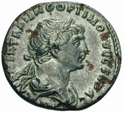 Denarius - Trajan S P Q R OPTIMO PRINCIPI AET AVG; Aeternitas obverse image