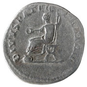 Denarius - Trajan and Marcus Ulpius Traianus DIVVS PATER TRAIAN, Rome, 112-114 reverse image