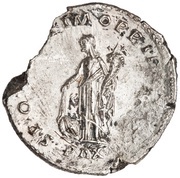 Denarius - Trajan S P Q R OPTIMO PRINCIPI PAX; Pax, Rome, 112-114 reverse image
