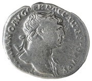 Denarius - Trajan S P Q R OPTIMO PRINCIPI; Mars obverse image
