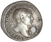 Denarius - Trajan S P Q R OPTIMO PRINCIPI; Spes obverse image