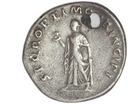 Denarius - Trajan S P Q R OPTIMO PRINCIPI; Spes, Rome, 112-114 reverse image