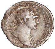 Denarius - Trajan S P Q R OPTIMO PRINCIPI; Victory obverse image