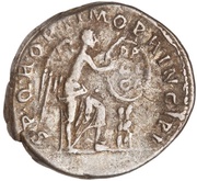 Denarius - Trajan S P Q R OPTIMO PRINCIPI; Victory, Rome, 112-114 reverse image