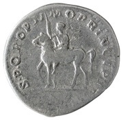 Denarius - Trajan S P Q R OPTIMO PRINCIPI; Victory, Rome, 112-114 reverse image