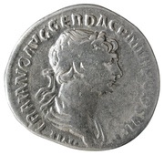 Denarius - Trajan S P Q R OPTIMO PRINCIPI obverse image