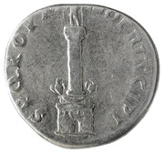 Denarius - Trajan S P Q R OPTIMO PRINCIPI, Rome, 112-114 reverse image