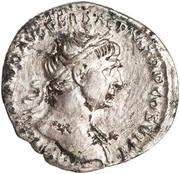 Denarius - Trajan S P Q R OPTIMO PRINCIPI obverse image