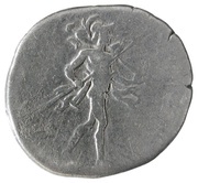 Denarius - Trajan COS VI P P S P Q R; Mars, Rome, 114-117 reverse image