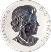 25 Cents - Elizabeth II Grey Cup History; Hamilton Tiger-Cats obverse image