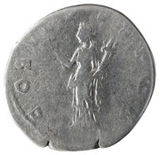 Denarius - Trajan COS VI P P S P Q R; Felicitas, Rome, 114-117 reverse image