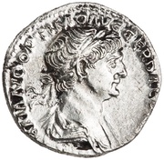 Denarius - Trajan COS VI P P S P Q R; Victory obverse image