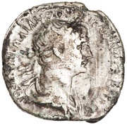 Denarius - Trajan P M TR P COS VI P P S P Q R PRO AVG; Providentia obverse image