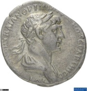 Denarius - Trajan P M TR P COS VI P P S P Q R PROVID; Providentia obverse image