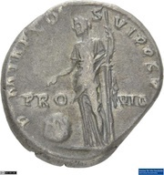 Denarius - Trajan P M TR P COS VI P P S P Q R PROVID; Providentia, Rome, 114-117 reverse image