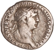 Denarius - Trajan PARTHICO P M TR P COS VI P P S P Q R SALVS AVG; Salus obverse image