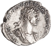 Denarius - Hadrian PARTHIC DIVI TRAIAN AVG F P M TR P COS P P CONCORD; Concordia obverse image