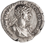 Denarius - Hadrian PARTH F DIVI NER NEP P M TR P COS CONCORD; Concordia and Spes obverse image
