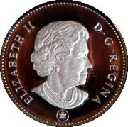 25 Cents - Elizabeth II 4th portrait; Silver Proof Issue obverse image