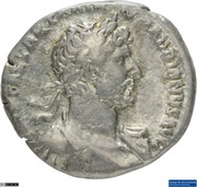 Denarius - Hadrian P M TR P COS II CONCORD; Concordia and Spes obverse image