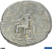 Denarius - Hadrian P M TR P COS II CONCORD; Concordia and Spes, Rome, 117 reverse image