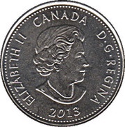 25 Cents - Elizabeth II Laura Secord obverse image