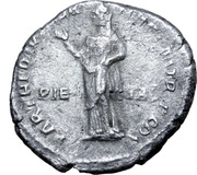 Denarius - Hadrian P M TR P COS II PIETAS; Pietas, Rome, 117 reverse image