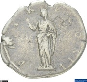 Denarius - Hadrian P M TR P COS II PIETAS; Pietas, Rome, 117 reverse image