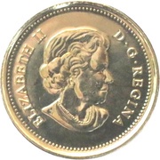 25 Cents - Elizabeth II Life in the North, Canada, 2013 obverse image