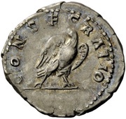 Denarius - Salonia Matidia CONSECRATIO, Rome, 119 reverse image