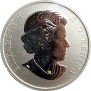 25 Cents - Elizabeth II Tylosaurus Pembinensis obverse image