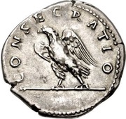 Denarius - Salonia Matidia CONSECRATIO, Rome, 119 reverse image