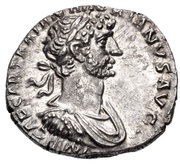 Denarius - Hadrian P M TR POTES COS III; Fortuna obverse image