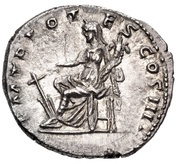 Denarius - Hadrian P M TR POTES COS III; Fortuna, Rome, 119 reverse image
