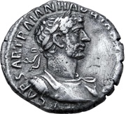Denarius - Hadrian P M TR POTES COS III; Fortuna obverse image
