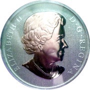 25 Cents - Elizabeth II American Robin obverse image