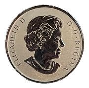 25 Cents - Elizabeth II Purple Coneflower and Eastern Tailed Blue obverse image