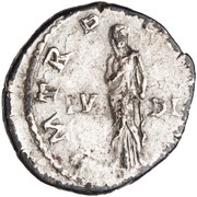 Denarius - Hadrian P M TR P COS III PVDIC; Pudicitia, Rome, 120-121 reverse image